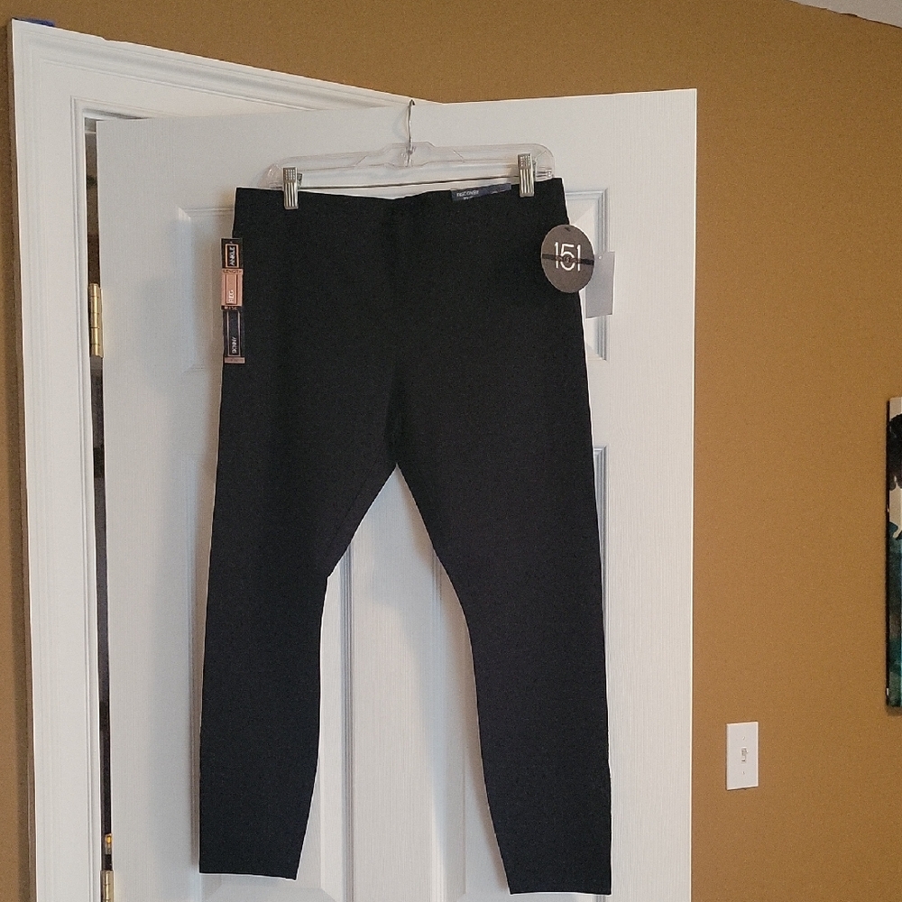 Women's Black Ponte Pants